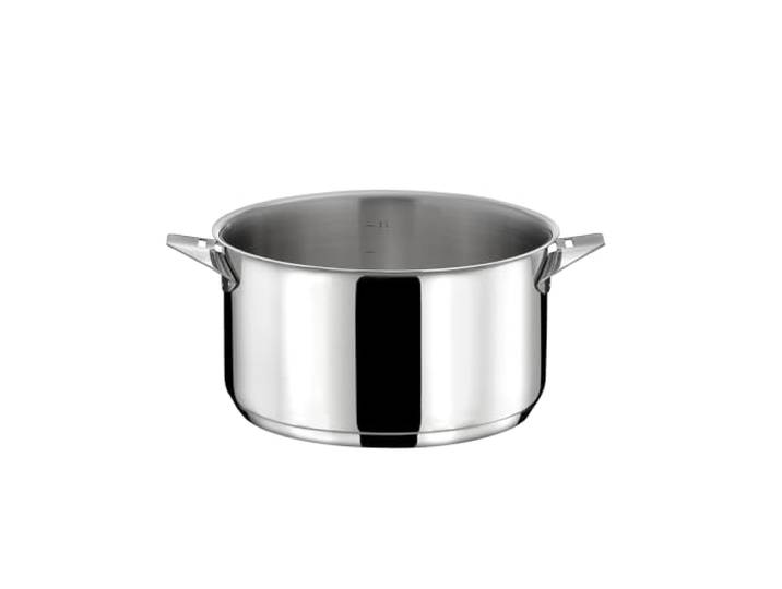 CUISINOX - Eclipse - Casserole inox 18 cm - 2L - Fond encapsulé - Compatible tous feux dont induction - Acier Inoxydable 18/10 - Finition miroir