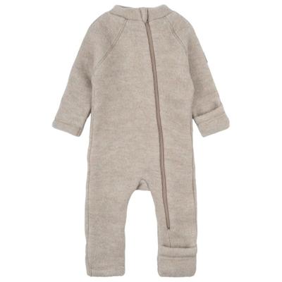 Mikk-Line - Wool Baby Suit - Overall Gr 86 grau