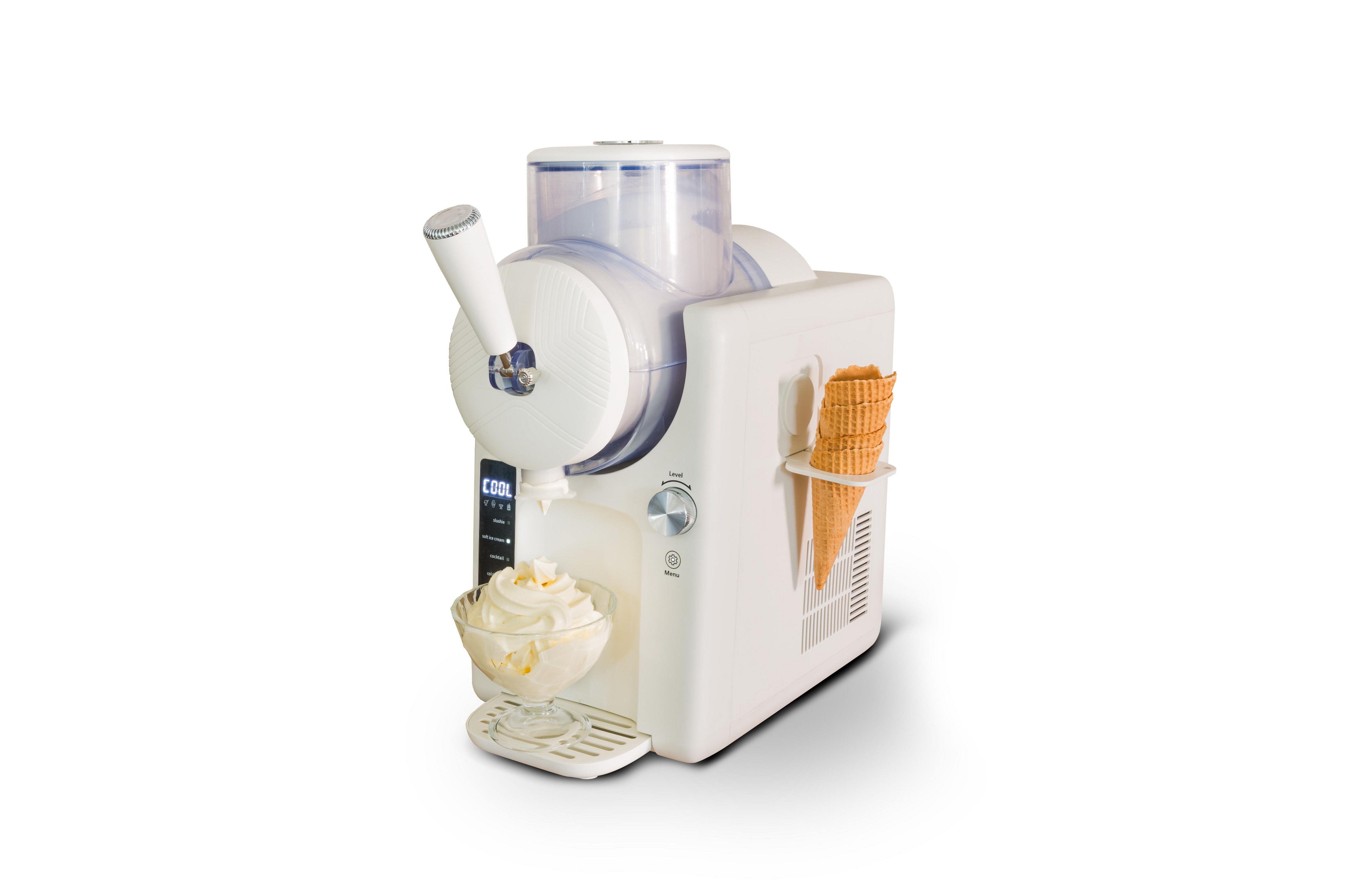 Unold 48950 2in1 Slush- & Softeismaschine Sofie, weiß, 1,5l