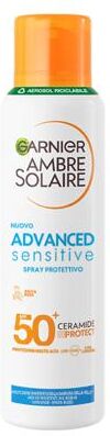 Garnier Ambre Solaire Sensitive Advanced Protezione Solare Adulti SPF 50+ Spray 150 ml