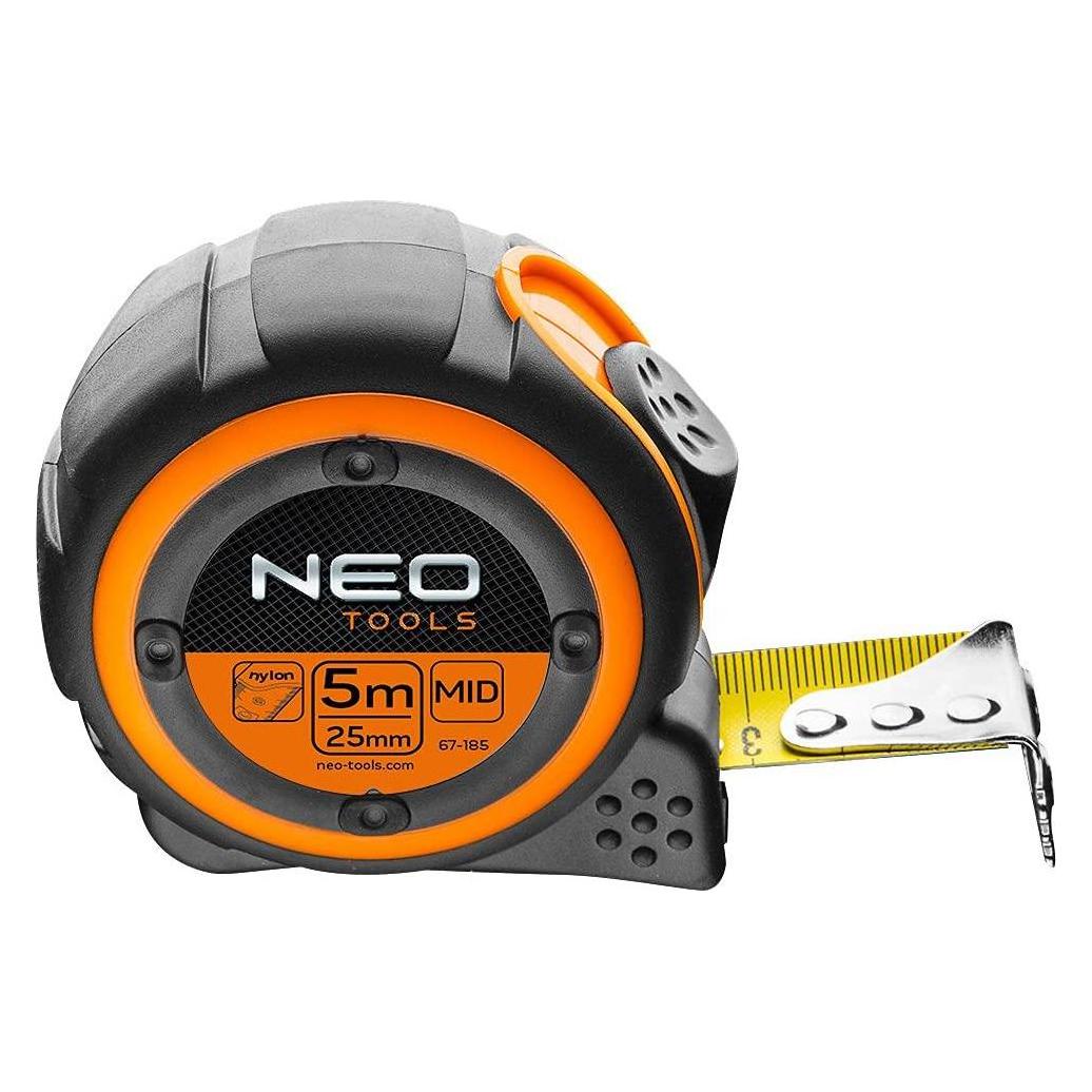 Neo Tools steel measuring tape 25 mm x 5 m with magnet (67-185) (5 m) (67-185)