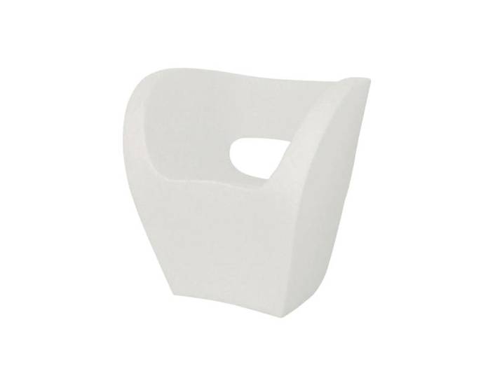MOROSO fauteuil LITTLE ALBERT (Chaux RAL 9002 - Polyéthylène)