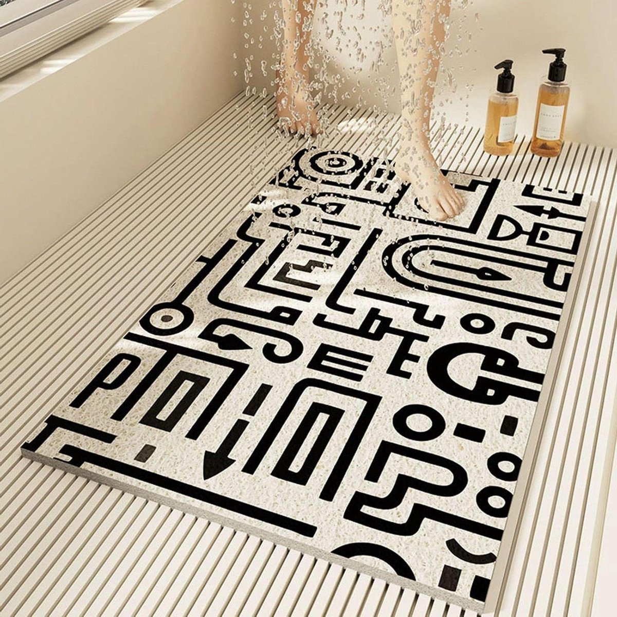 Antislip Douchemat voor een veilige badkamer, 40 x 60 cm