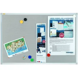 Franken Textiltafel Pin'n'Mag X-tra!Line 60x45cm grau