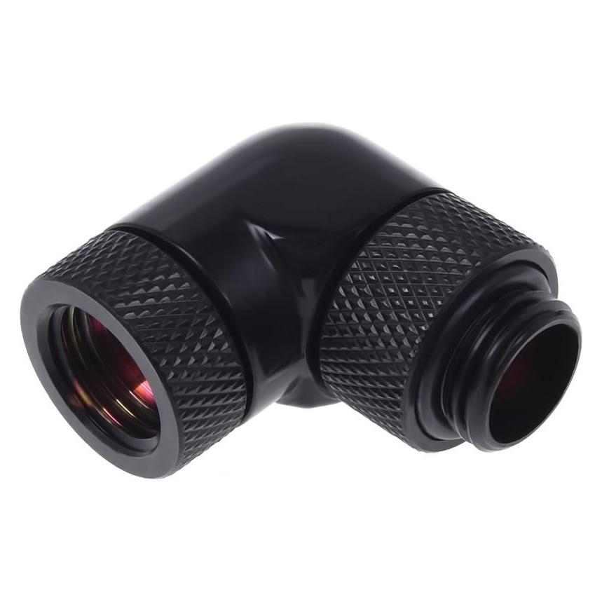 Alphacool HF Winkeladapter 90° drehbar G1/4 AG auf G1/4 IG Deep Bla (17057)
