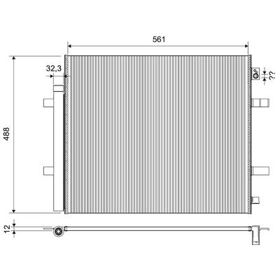 VALEO Kondensator, Klimaanlage 822808 für CUPRA