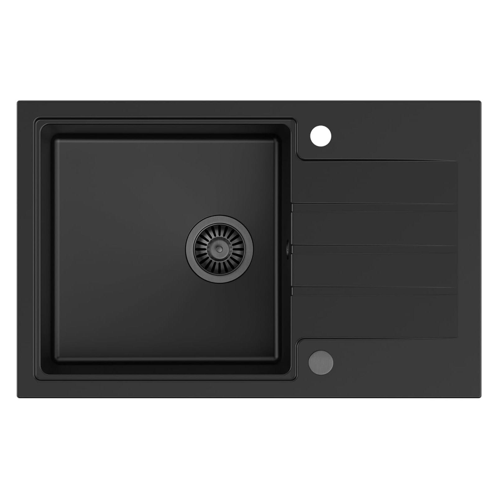 Q Company SPÜLBECKEN QUADRON PETER 111 (HCQP7850BLM PC) (78 cm, 78 cm) (HCQP7850BLM_PC)