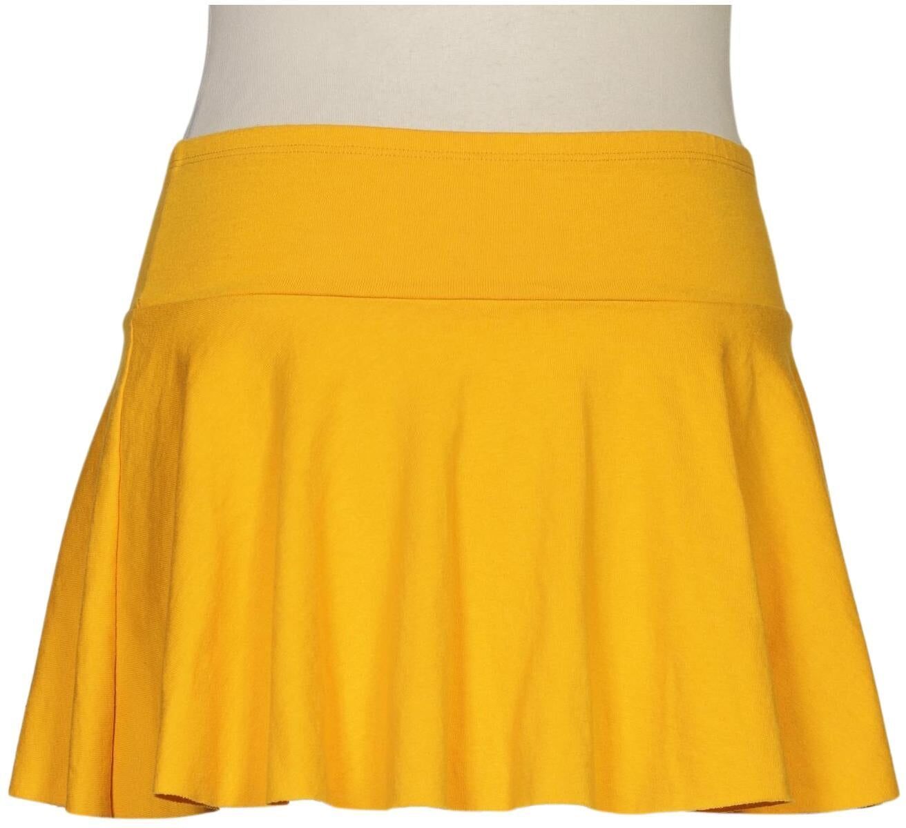 American Apparel Damen Rock, Gelb, Gr. L, Baumwolle / Synthetik - Second Hand