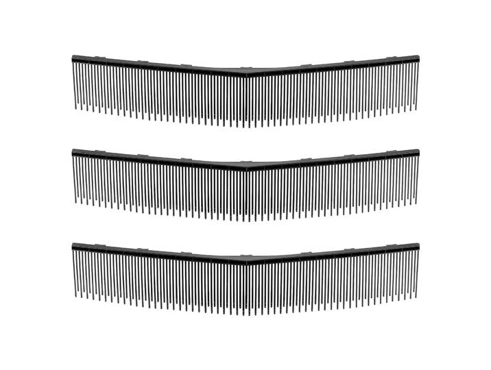 Vevor Brosses De Rechange Pour Balayeuse A Gazon Manuelle Lot De 3\, Brosses De Rechange Pour Ramasse-feuilles\, Compatible Avec Balayeuses Vevor 66 Cm\, En V Pour Ramassage Des Feuilles Et De Lherbe