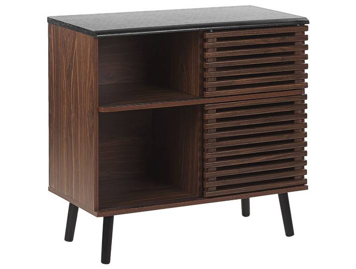 SIDEBOARD Dunkler Holzfarbton Perth