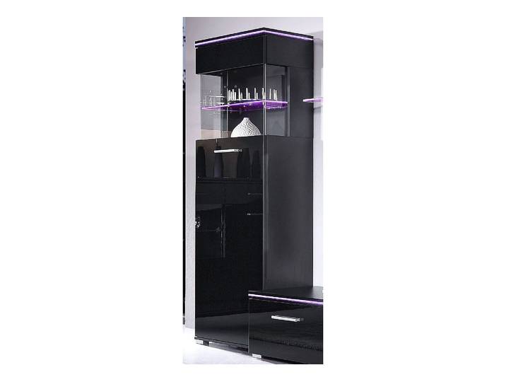 Vitrine HÖLTKEMEYER Show , schwarz, B:50cm H:148cm T:32cm, Schränke, Vitrine, Höhe 148 cm, ohne Beleuchtung
