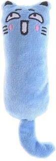 Uplifted Finds Soft Thumb Pillow Catnip Toy blue