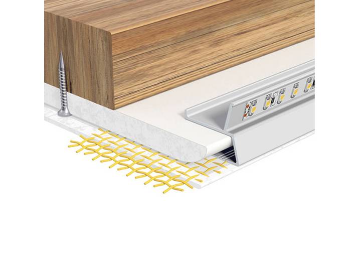 EVN APTBU Alu-Profil wandgerichtet 200cm alu, alu / grau / zink, Aluminium