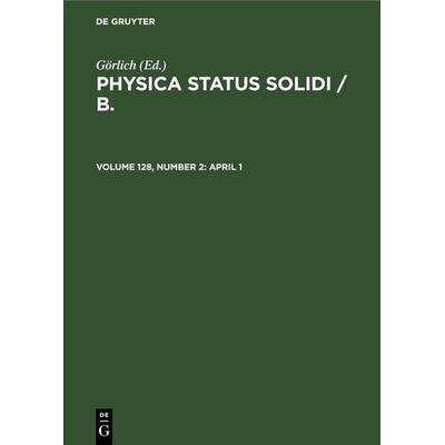 April 1, Gebundene Ausgabe von , De Gruyter, 978-3-11-249455-4