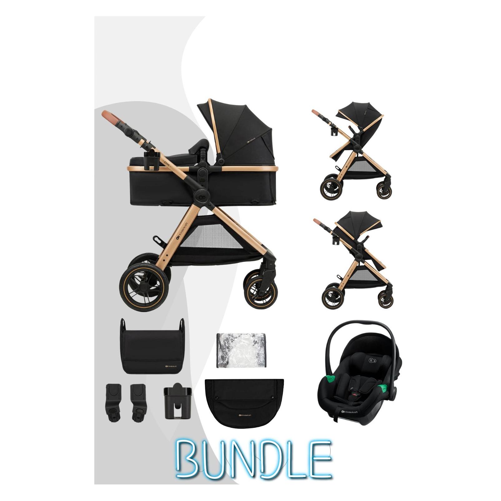 KinderKraft Esme Pro 3in1 + Mink Pro 2 (KSESME00BLK300N)