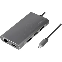 LOGILINK UA0382 - Dockingstation, USB 3.2 USB-C, 8-Port