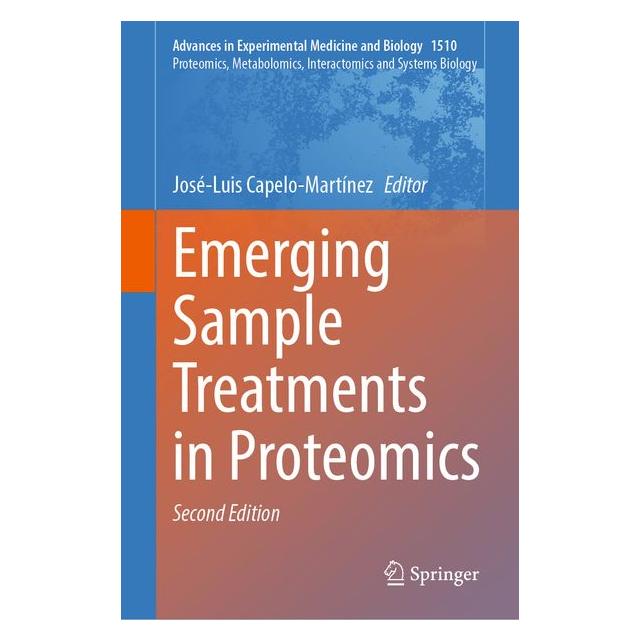 Springer Emerging Sample Treatments in Proteomics (Englisch, Hardcover, Jose Luis Capelo) (67911397)