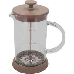 Berger French Press Maker 600 ml Kaffeezubereiter für 3 Tassen grau
