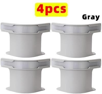 Lush Living Finds Invisible Bed Sheet Holder Clips Non Slip Corner Tighteners For Wrinkle Free Bedding grey 4pcs