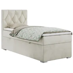BOXBETT ALDA 90/200 Beige Velvet - H4 - Links Seite
