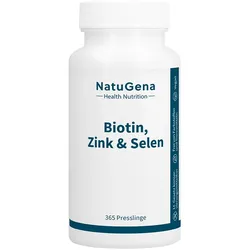 BIOTIN+ZINK+Selen hochdosiert+vegan Presslinge 91,25 g