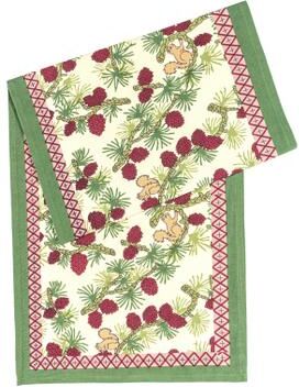 Couleur Nature Squirrel and Pinecone Runner