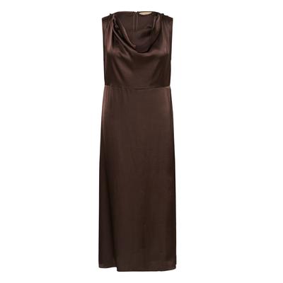 Midikleid CULTURE "Damen Kleid CUelodie", Damen, Gr. XL, N-Gr, braun (coffee bean), Obermaterial: 100% Polyester PES., Kleider Midikleid