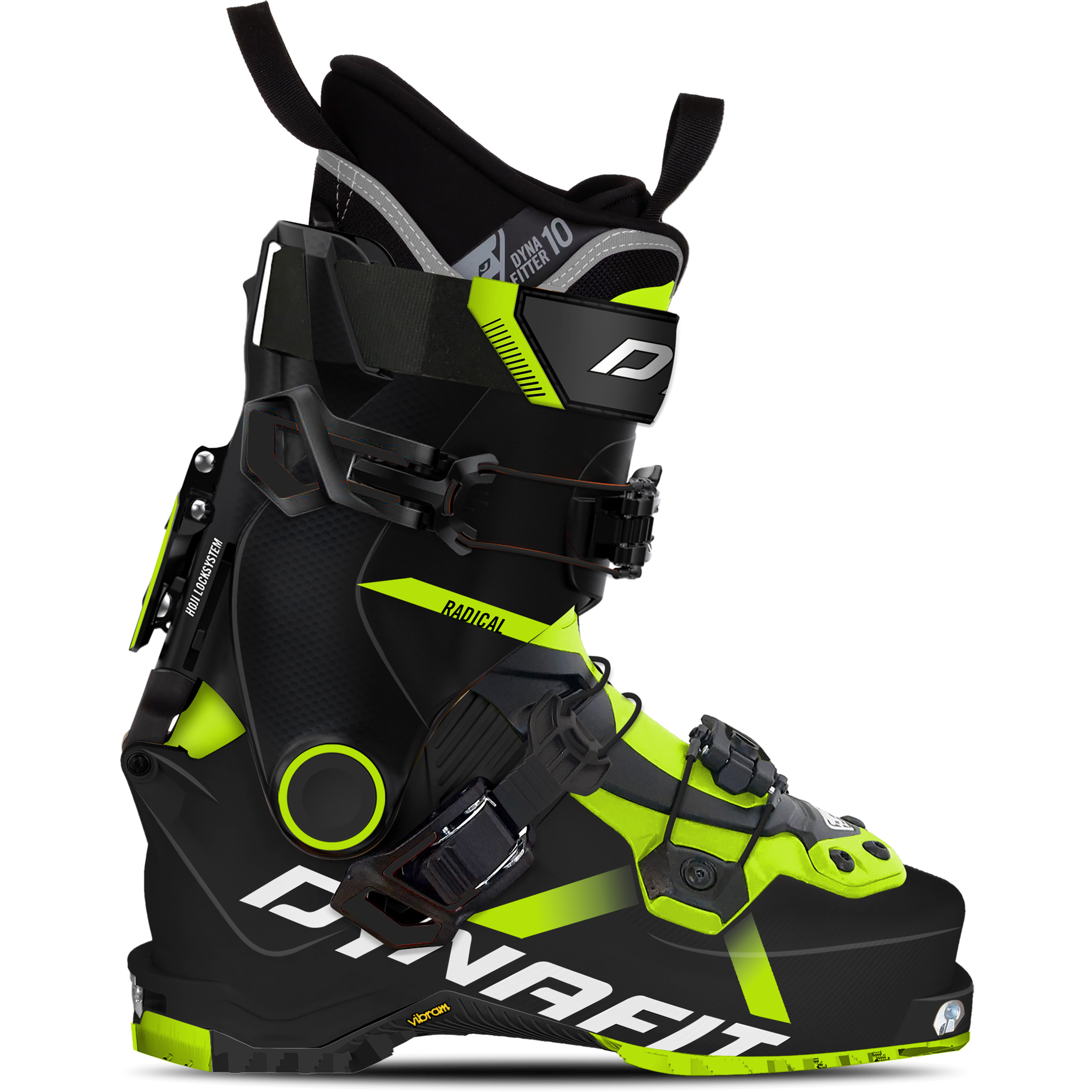 Dynafit Radical Tourenskischuhe Schuh black out-ultra yellow Größe 40.5 Skitour