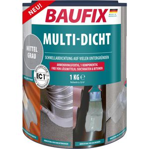 Baufix Dichtmasse Multi-Dicht, 1kg, universal, grau, für innen & außen, wasserdicht