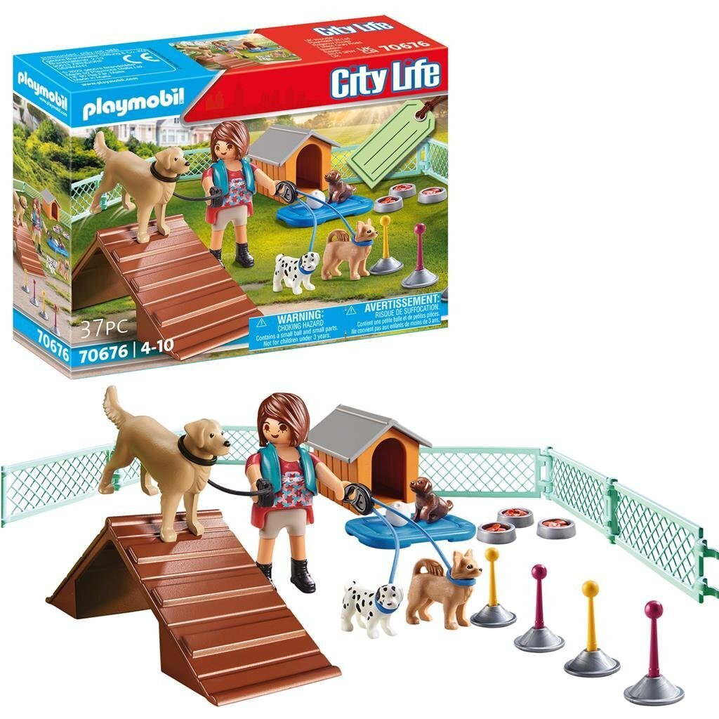 Playmobil City Life Hondentrainer Constructiespeelgoed