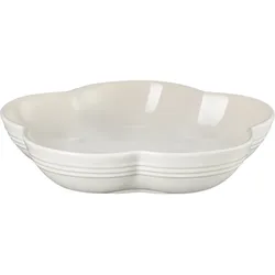 LE CREUSET Schüssel Blume 21cm Meringue - B/H/T ca. 19.70x4.60x20.60