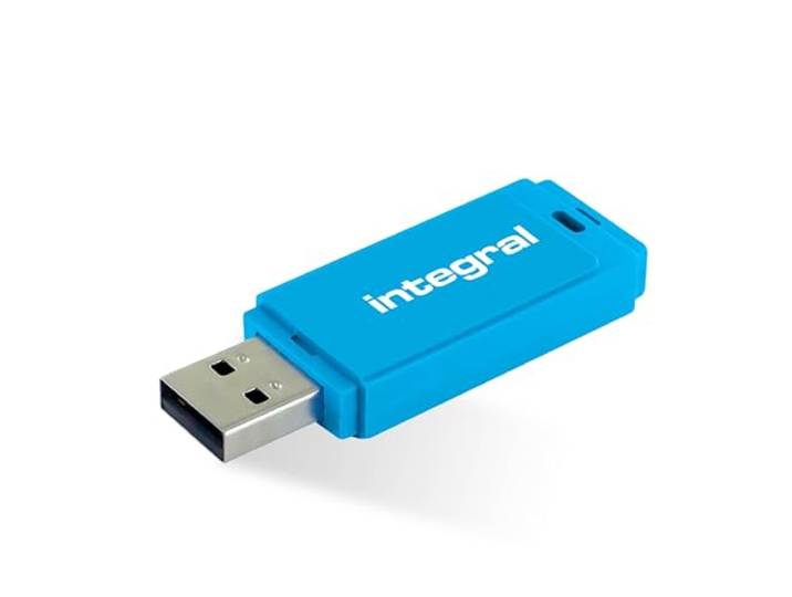 Integral 128 GB Neon Blauw USB 2.0 Flash Drive