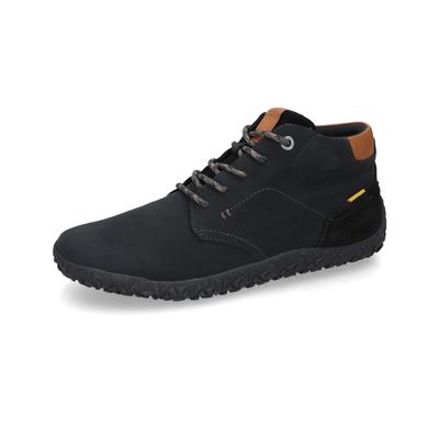Schnürboots CAMEL ACTIVE, Herren, Gr. 42, Leder Textil, schwarz, Schuhe Schnürboots, Barfußschuh, Sneaker mit flacher Laufsohle