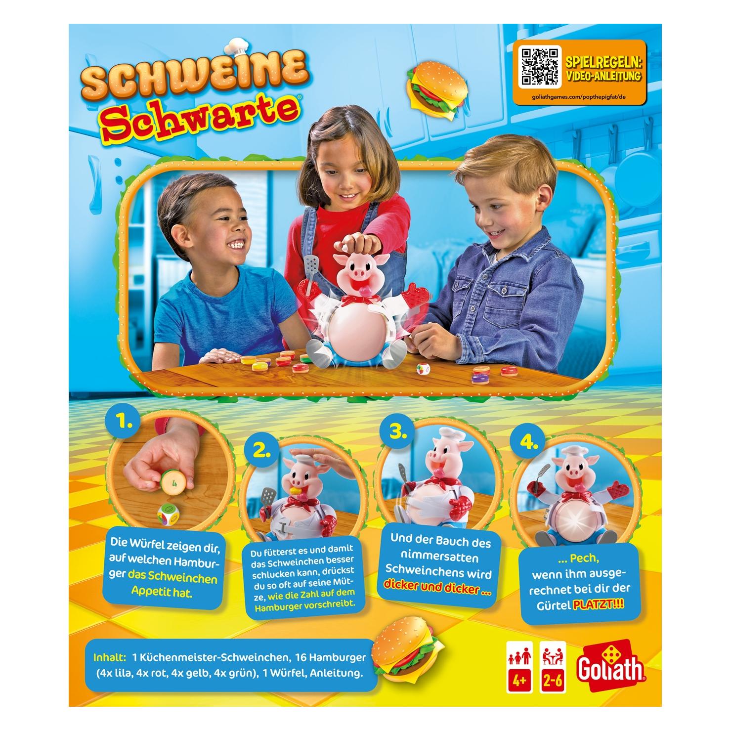Goliath Toys Schweine Schwarte (Deutsch, 2 - 6 Spieler) (30341)