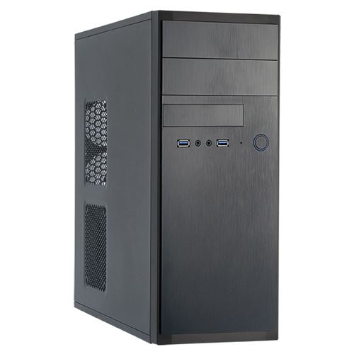 Chieftec HQ-01B Midi Tower ohne Netzteil schwarz