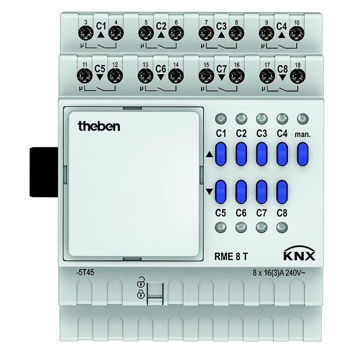 Theben Rme 8 T Knx (Rolladenaktor, Schaltaktor) (4930205)
