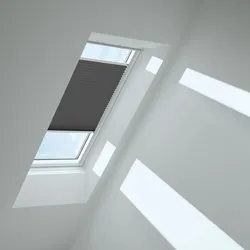 VELUX Plissee Graphit 1274, CK04, Aluminiumschiene,Elektro,GGU,VELUX