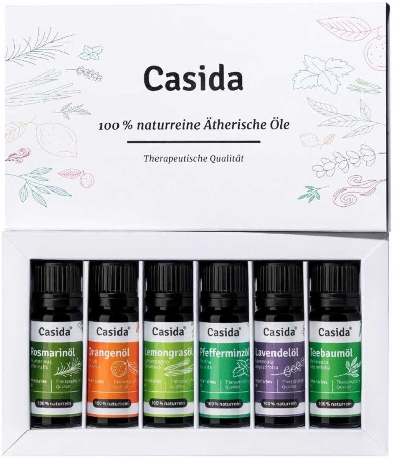 Casida Ätherische Öle Set Naturrein Top 6 Aromatherapie