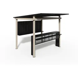 Sojag Outdoorbar Munich Lichtgrau   258x260x230cm
