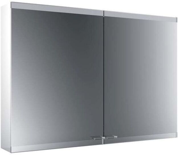 Emco Asis Evo Aufputz-Lichtspiegelschrank 939708005 1000x700mm, 2-türig, ohne beheizte Spiegelfläche