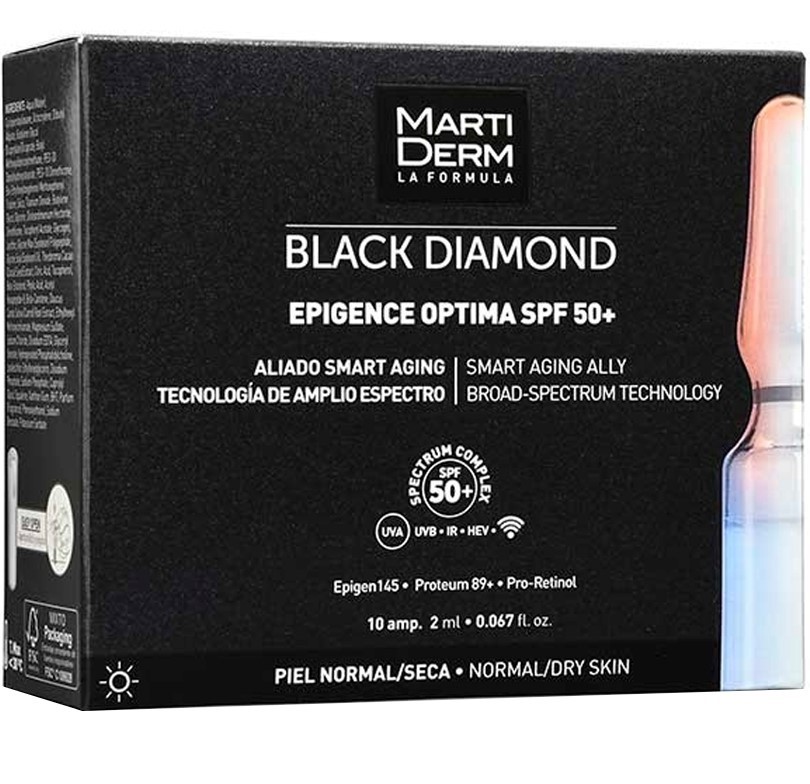Martiderm Black Diamond Epigence Optima SPF50 + Ampoule 10x2mL SPF50+