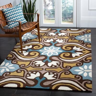 SAFAVIEH Handmade Wyndham Maro Modern Wool Rug