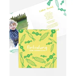 Einladungen zum Geburtstag  selbst gestalten mit Spruch und Fotos im Onlinedesigner bei Meine-Kartenmanufaktur.de