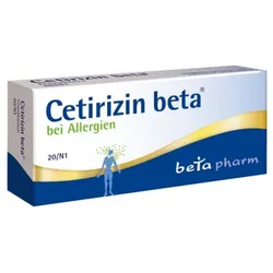 CETIRIZIN beta Filmtabletten 20 St