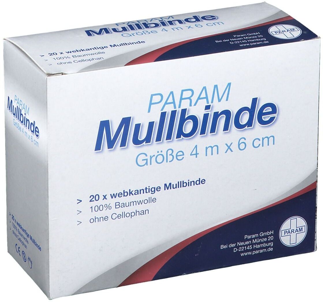 Brinkmann Medical Mullbinden 6 cmx4 m unverpackt 20 St Binden