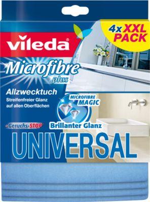 Microfasertuch vileda®, 1 Stück, extrem saugfähig, streifen- und fusselfreie Reinigung