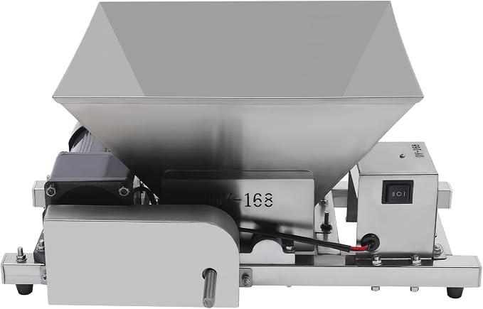 4L Elektrischer Fruchtzerkleinerer 60W Obstmühle mit Rutschfesten Füßen für das Zerkleinern von Geschälten und Geschnittenen Früchten, Brot und Braunem Zucker