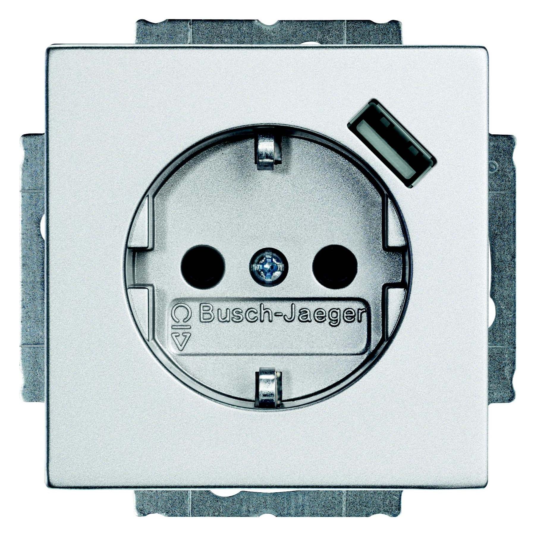 Busch-Jaeger Schuko/USB-Steckdose (2CKA002011A6160)