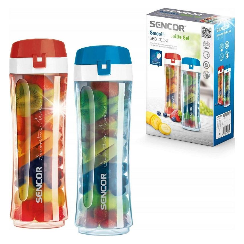 Sencor SBB 003ST Smoothie-Flasche 2 Stück / 0,6L (8590669202614)
