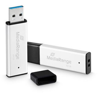 64GB MediaRange USB-Stick USB 3.0 high performance aluminiu